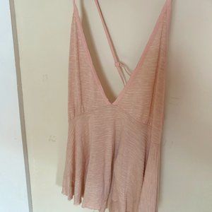 Pink Flowy Tank Top